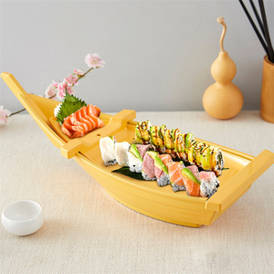 Bambou en plastique de haute qualité grande taille Restaurant japonais <span class=keywords><strong>Sushi</strong></span> bateau fête grand ABS <span class=keywords><strong>Sushi</strong></span> bateau pour <span class=keywords><strong>Sushi</strong></span> - Product Image 3