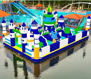 Parque Acuático Inflable <span class=keywords><strong>de</strong></span> PVC Colorido, Fabricado en Fábrica, Instalaciones <span class=keywords><strong>de</strong></span> Entretenimiento Acuático, Diversión Flotante en <span class=keywords><strong>el</strong></span> <span class=keywords><strong>Mundo</strong></span> Acuático, para <span class=keywords><strong>el</strong></span> Hogar y <span class=keywords><strong>el</strong></span> Mar - Product Image 1
