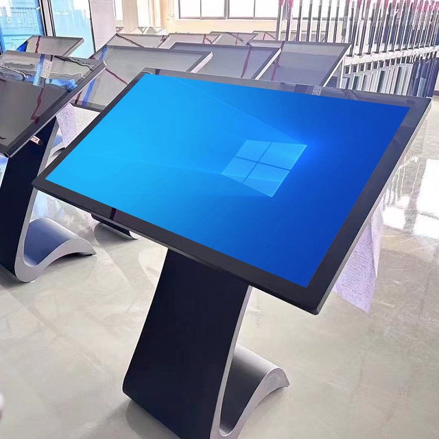 Interactive Display Floor Standing Horizontal Inquiry Information All in One Machine Self Service Kiosk Touch Screen Kiosk