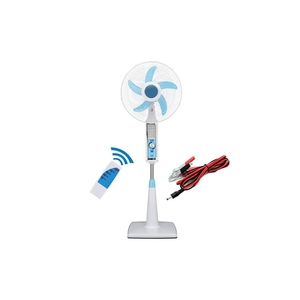 Ventilateur sur pied en métal souple et robuste, rechargeable par USB, alimenté par énergie solaire, 16 pouces, 3 vitesses, commande mécanique, TYFS-08 Mini P - Product Image 4