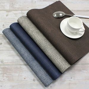 Linen Finish PU Leather Rectangle <b>Placemats</b> Waterproof Dinning Table Mat Oil-Proof <b>Wipeable</b> Place Mats Non-Slip Washable - Product Image 3