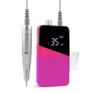 Taladro de uñas sin escobillas recargable rosa, máquina de taladro de uñas de escritorio, batería de 35k <span class=keywords><strong>Upower</strong></span> en el interior para uso en salón - Product Image 1