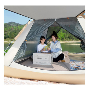 Carpa Familiar Oxford de Despliegue Rápido, Una Habitación, Cuatro Estaciones, Doble Capa, Impermeable 3000mm, Entrada Grande <span class=keywords><strong>para</strong></span> Supervivencia en la Naturaleza - Product Image 2