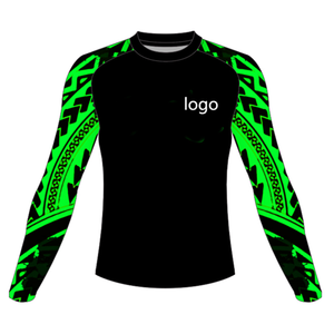 Fournisseur d'usine : Rashguard pour hommes à impression personnalisée, T-shirt de compression, Rashguard pour hommes sous marque privée, Hauts Rashguard pour hommes, Vêtements de sport respirants à séchage rapide - Product Image 6