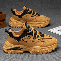 Nouvelles baskets M2157 pour hommes, chaussures de sécurité de travail, baskets de sport décontractées rétro à semelle épaisse, rehaussantes, style papa