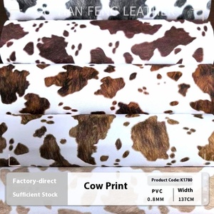 Da PVC bán buôn, mẫu in bò sữa đang hot, dùng cho ốp điện thoại, trang trí nhà cửa, túi mỹ phẩm, thắt lưng, ghế ô tô, đồ nội thất, ghế, sử dụng trong ô tô - Product Image 6