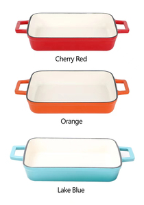 Offre spéciale Poêle à griller en émail en <span class=keywords><strong>fonte</strong></span> Hôtel Self Service Ménage Produits d'isolation thermique <span class=keywords><strong>Sauteuse</strong></span> en émail - Product Image 4