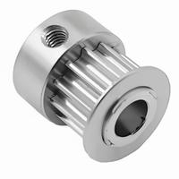 Poulie de distribution en aluminium GT2 à 20 dents, alésage 6,35 mm, largeur 6 mm, pour imprimante 3D, machine CNC, certification RoHS, personnalisation