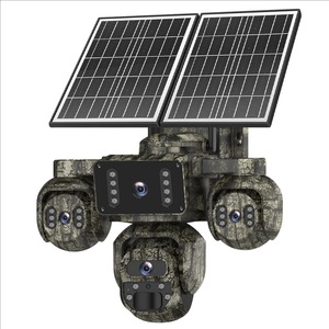 Cámara de Seguridad Solar AOV Camuflaje de 4 Lentes con Pantalla Dividida en 4, Cámara de Monitoreo Inteligente de 20MP con Control por Aplicación <span class=keywords><strong>OKAM</strong></span> PRO para Exteriores - Product Image 5