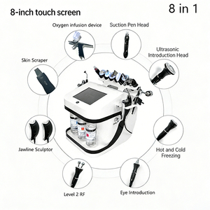 Newest 12in1 Oxygen Jet Peel Skin Care <b>Machine</b> Vacuum for Face Neck Tightening Whitening Acne Treatment-Commercial Use - Product Image 5