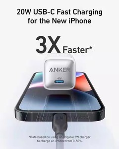 Cargador de Pared USB C Anker 511 de 20W (Nano <span class=keywords><strong>Pro</strong></span>) PIQ 3.0, Cargador Rápido Compacto para iPhone 15, 2026 - Product Image 4