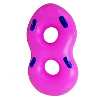 Bouée de natation en PVC Durable, Double anneau de natation gonflable en caoutchouc, flotteur de piscine