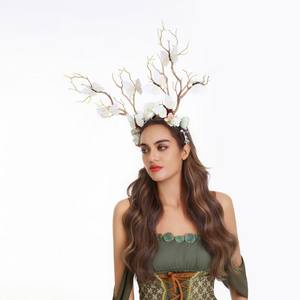 ที่คาด<span class=keywords><strong>ผม</strong></span>ดอกไม้คริสต์มาสสำหรับผู้หญิงและเด็กผู้หญิง สไตล์เรโทร กิ่งไม้ กวางเรนเดียร์ สำหรับงานเทศกาลและปาร์ตี้ - Product Image 6