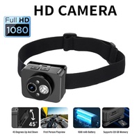 D 8 Mini caméra tête montée enregistreur vidéo de sport 1000mAh grande batterie pour moto Action HD 1080p Sport DV caméra