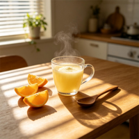 Poudre de jus d'orange naturelle instantanée de qualité supérieure pour boisson, poudre de fruits séchés par pulvérisation