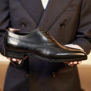 Zapatos Oxford para Hombre, Formales, de Cuero, para Vestir, Clásicos con Cordones, para Oficina - Product Image 1