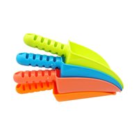 Pelles de plage en plastique robuste de 8 pouces, colorées, pour enfants