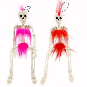 Dekorasi Pesta rumah hantu Lucu kerangka Halloween badut plastik seluruh tubuh realistis - Product Image 6