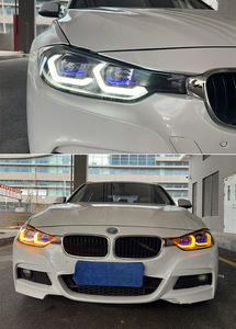 Pour BMW Série 3 F30 F35 2013-2018, ensemble de phares LED, compatible avec le style projecteur G20 LCI 2023, avec nouveau signal DRL - Product Image 3
