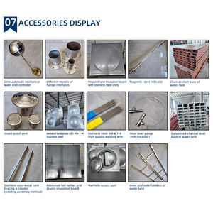 Tanque de Agua Caliente Aislado Personalizado de <span class=keywords><strong>10000</strong></span> Litros, <span class=keywords><strong>Cisterna</strong></span> Doméstica para Agua Potable, Bomba de Acero Inoxidable, Almacenamiento de Agua, 1 Año de Garantía - Product Image 2