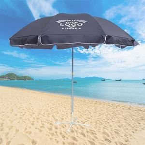 ร่มกันแดดแบบใหม่สำหรับโปรโมชั่น ร่มชายหาดโฆษณาแบบโปรโมชั่น ร่มชายหาดอ๊อกซ์ฟอร์ด ร่มชายหาดกลางแจ้ง ร่มสำหรับตั้งแคมป์ - Product Image 1