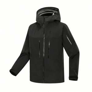 Veste d'extérieur pour homme OEM avec capuche, imperméable, coupe-vent, à fermeture éclair, pour la montagne et les activités de plein air - Product Image 4