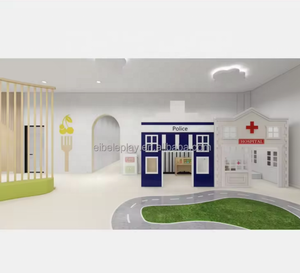 Eibele <span class=keywords><strong>Little</strong></span> <span class=keywords><strong>Town</strong></span> Soft Playground Niños Juego de rol Vida simulada Kiddie House Pretend House para preescolar - Product Image 2