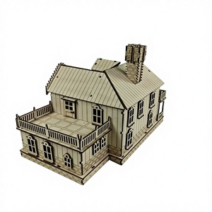 Modèle de puzzle <span class=keywords><strong>en</strong></span> bois <span class=keywords><strong>3D</strong></span> artisanal personnalisé MCX DRAGON CASTLE, jouet éducatif DIY, 101-500 pièces, apparence élégante, <span class=keywords><strong>dessin</strong></span> <span class=keywords><strong>animé</strong></span> - Product Image 4