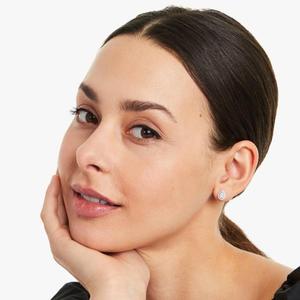 Sparkling Brilliant 925 Sterling <b>Silver</b> Moissanite Diamond <b>Stud</b> <b>Earrings</b> Premium Fine Jewelry for Women Daily Wear Wedding Gift - Product Image 1