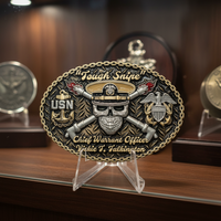 Moneda de Metal Personalizada Moderna Grabada en Oro, Diseño Único de Forma Cortada con Láser, Aleación de Zinc, Esmalte Suave 3D, Recuerdo Conmemorativo