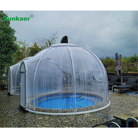 <strong>Best</strong> <strong>Selling</strong> Quality Polycarbonate Sunhouse with High Light Transparency Retractable Enclosure <strong>Dome</strong> Room