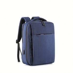 Custom Logo 15.6 Inch <b>Laptop</b> <b>Backpack</b> Travel Waterproof Oxford Soft Handle 20-39 Litre Capacity Anti-Theft Zipper Polyester - Product Image 2