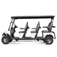 Voiturette de golf électrique Denago 2025, nouvelle conception chinoise, 5 kW, 6 places, batterie au lithium 48 V, utilitaire, haute qualité