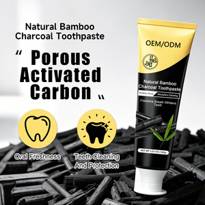 Dentifrice blanchissant au <span class=keywords><strong>charbon</strong></span> de bois saveur menthe marque distributeur – Dents propres, haleine fraîche, anti-caries, pour dents sensibles - Product Image 2
