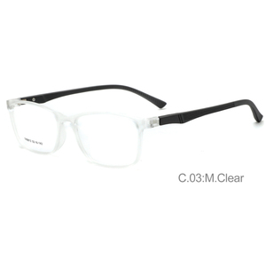 低価格メンズTR90メガネフレーム、スタイリッシュで耐衝撃性、軽量で快適なメンズメガネフレーム、一日中着用可能 - Product Image 4