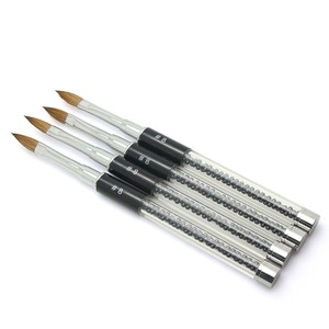 Gelsky-pincel acrílico <span class=keywords><strong>Kolinsky</strong></span> para uñas, juego de pinceles <span class=keywords><strong>Kolinsky</strong></span> para uñas acrílicas, diamantes de imitación - Product Image 5