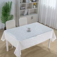 Nappe de table rectangulaire en PVC imperméable RNPT, motif subtil champagne, effet nacré irisé