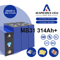 Cellule prismatique au lithium-fer de qualité A 314Ah 3.2V, batterie solaire Lifepo4, DIY 12V 48V 72V, cycles de vie longs pour le stockage d'énergie domestique
