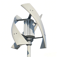Éolienne résidentielle à axe vertical de type X, 10 kW, 20 kW, 220 V, à faible régime, pour une production d'énergie efficace