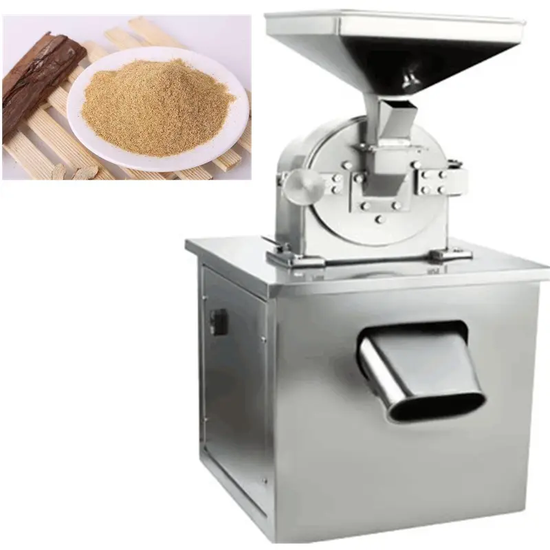 Stainless Steel Corn Seed Rice Wheat Fine Flour Grinding Equipment Mill Machine