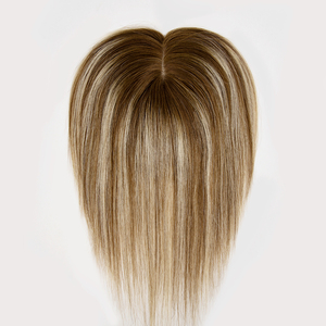 Topper de Cabello Humano Europeo para Mujer, con Reflejos Rubios, Tejido a Mano, con Base de Seda 3*5, para Pérdida de Cabello - Product Image 6