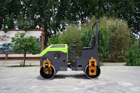 3T Mini Petit Compacteur Rouleau Vibrant avec Double Tambour Changchai Moteur Caractéristiques à Vendre
