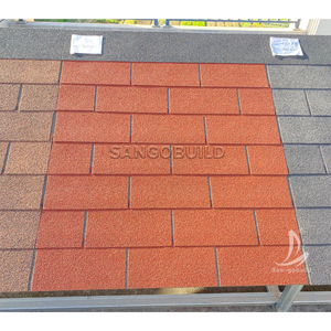 Tuiles <span class=keywords><strong>de</strong></span> toiture <span class=keywords><strong>en</strong></span> fibre <span class=keywords><strong>de</strong></span> verre insonorisantes, matériaux <span class=keywords><strong>de</strong></span> construction d'usine OEM, bardeaux d'asphalte pour l'Indonésie - Product Image 6