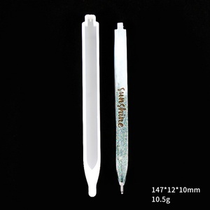 Moule en silicone pour stylos à bille en résine époxy, fournitures de bureau et papeterie faites maison, variété de moules d'artisanat en résine pour l'art - Product Image 3