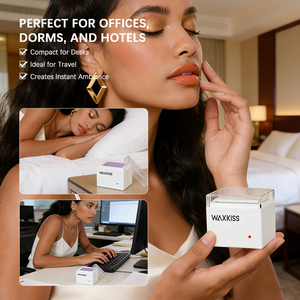 Mini Calentador de Cera Cuadrado con Recipiente de Silicona Extraíble, Fácil de Limpiar y Cambio Rápido de Aroma, Operación con un Solo Toque - Product Image 2