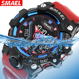 SMAEL 8075运动手表男士数字手表防水男孩年轻电子表