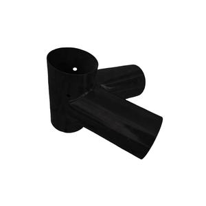 Braket baja logam kustom kualitas tinggi bingkai ayunan lapisan bubuk braket ujung untuk 100mm tiang ayunan Diameter - Product Image 5