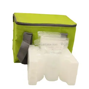 Ice Packs for Lunch Box Long-lasting Cool Packs for Coolers, Keep Food Fresh and Cold in Lunch Boxes and Breastmilk Bags Plastic