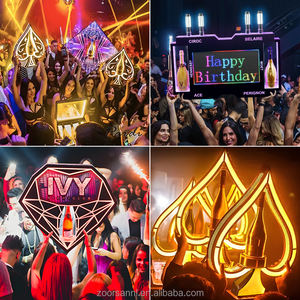 Commercio all'ingrosso locale notturno Bar LED Champagne presentatore servizio <span class=keywords><strong>Vip</strong></span> supporto luminoso glorificatore bottiglia mostra Stand Barware - Product Image 1