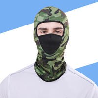 RUNSEN Cagoule Camouflage Coupe-Vent Respirante Masque Intégral Extensible Cache-Cou Tactique 100% Polyester Vente en Gros